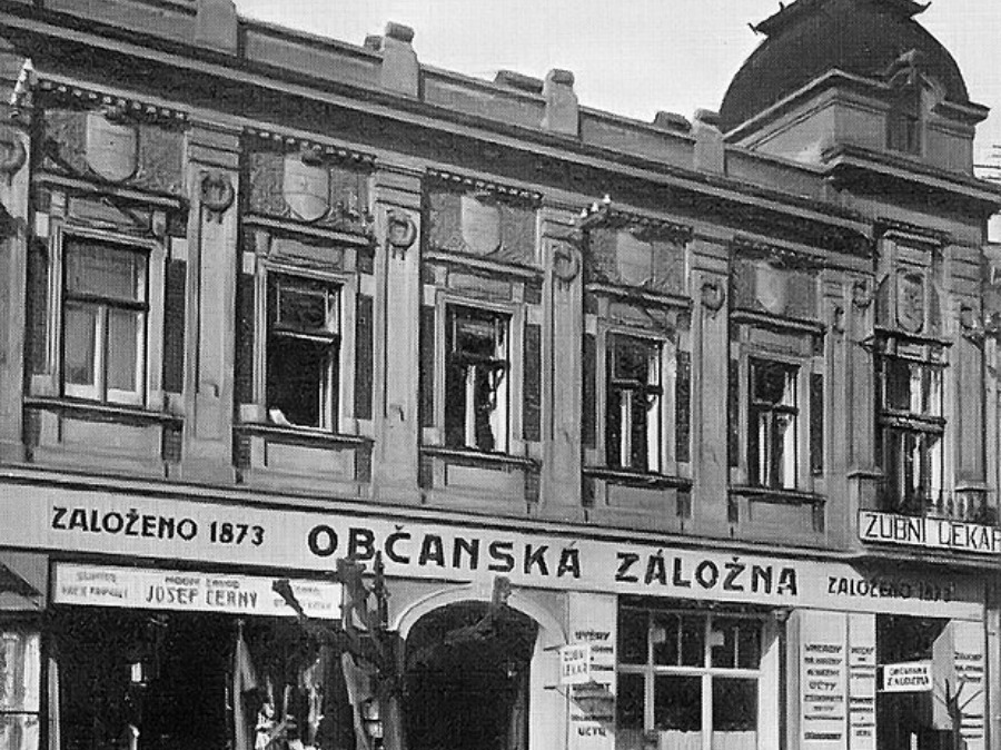 Jedna z prvních záložen v Česku byla v Hodoníně. Zdroj: www.hodonin.ic.cz